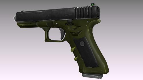 Glock 17- Textured Game Ready preview image
